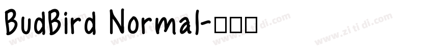 BudBird Normal字体转换